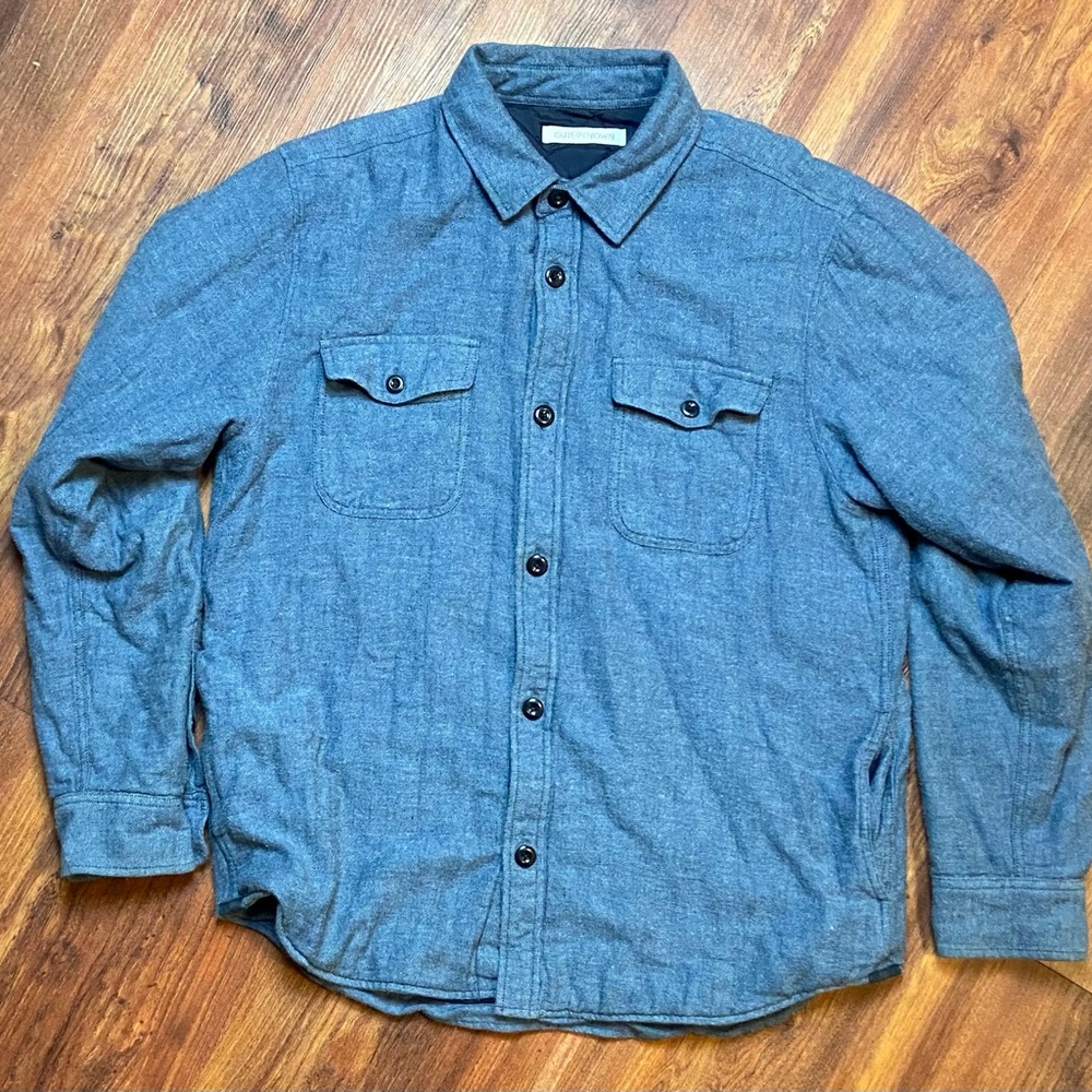 Outerknown Transitional Flannel Quilted Shirt Jac… - image 2